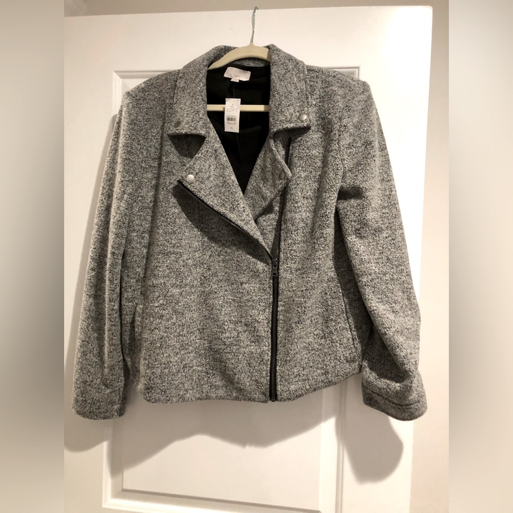 Loft gray and black jacket